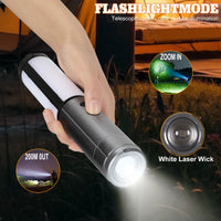 2-in-1 Rechargeable Camping Lantern & Flashlight with Hook