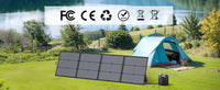 MHPOWOS 220W Foldable Solar Panel – Portable MC4 Solar Charger for Camping & Power Stations