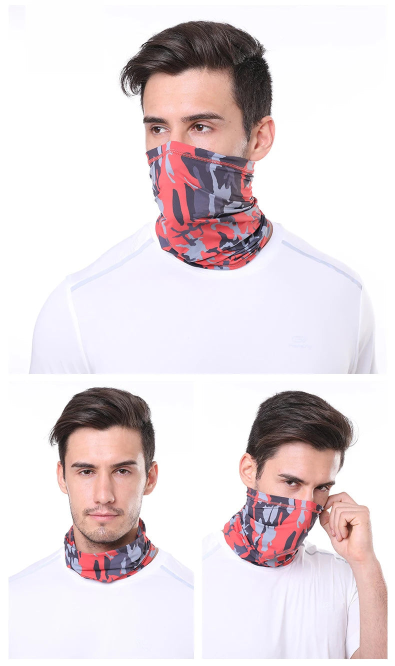 Multifunctional Neck Gaiter Face Mask – Breathable Sun Protection Scarf for Outdoor Sports