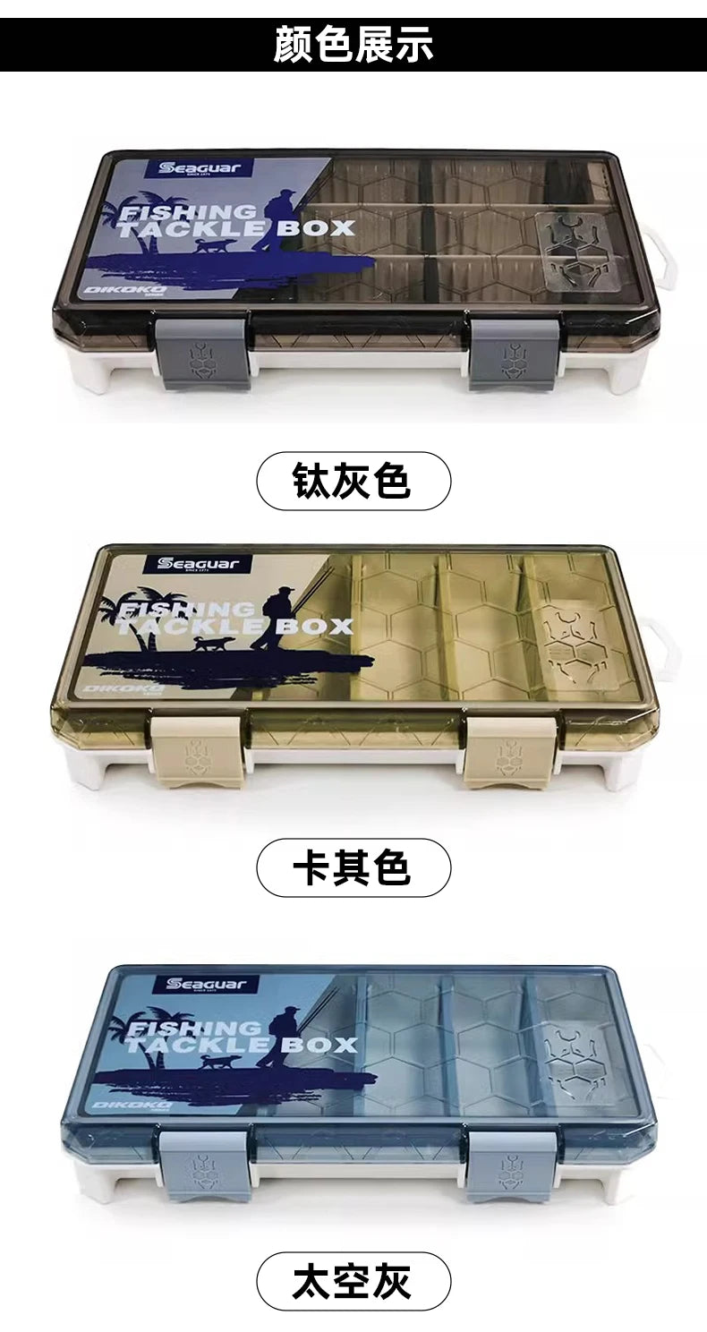 Portable Multifunction Fishing Lure Storage Box – High Capacity Organizer for Hard & Soft Baits