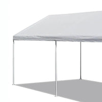10x20 Heavy Duty Powder Coated Steel Frame Pop Up Carport 6 Stakes for Outdoor Events, Customized