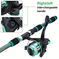 Fishing Pole Set with Telescopic Rod & Spinning Reel – Full Kit