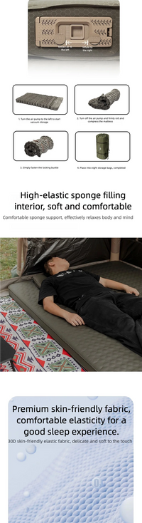 Mountainhiker Self Inflating Camping Air Mattress with Pump