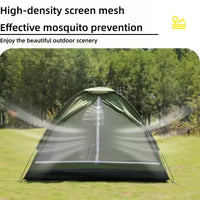 2 Person Ultralight Camping Tent – Dual Layer Waterproof Outdoor Hiking Tent with Sun Protection