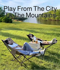 Portable Folding Recliner Beach Chair Leg Rest Lunch Break Folding with Outdoor Lunch Chair Outdoor Camping Chair Fishing Chair