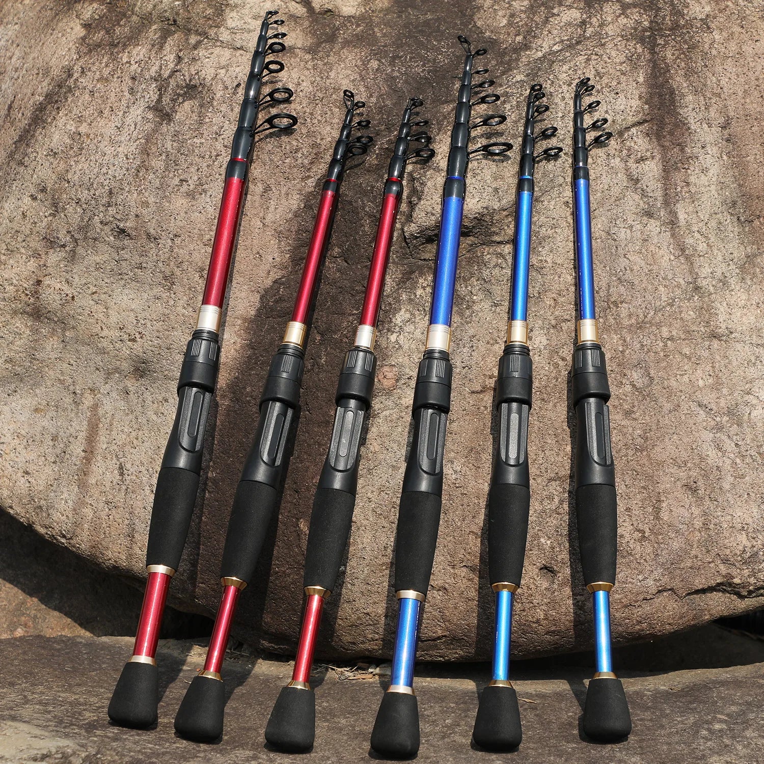 Heavy Duty Carbon Fiber Spinning Fishing Combo – Rod, Reel, Line & Accessories Set