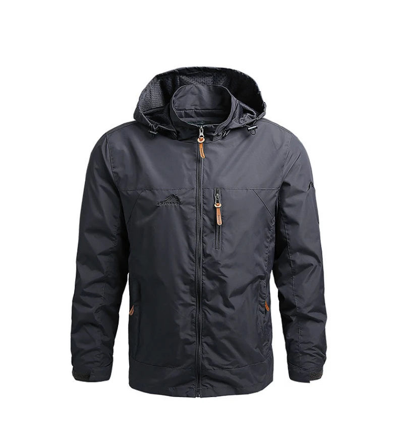 Waterproof Windbreaker Jacket – Outdoor Hiking, Camping & Fishing Casual Coat