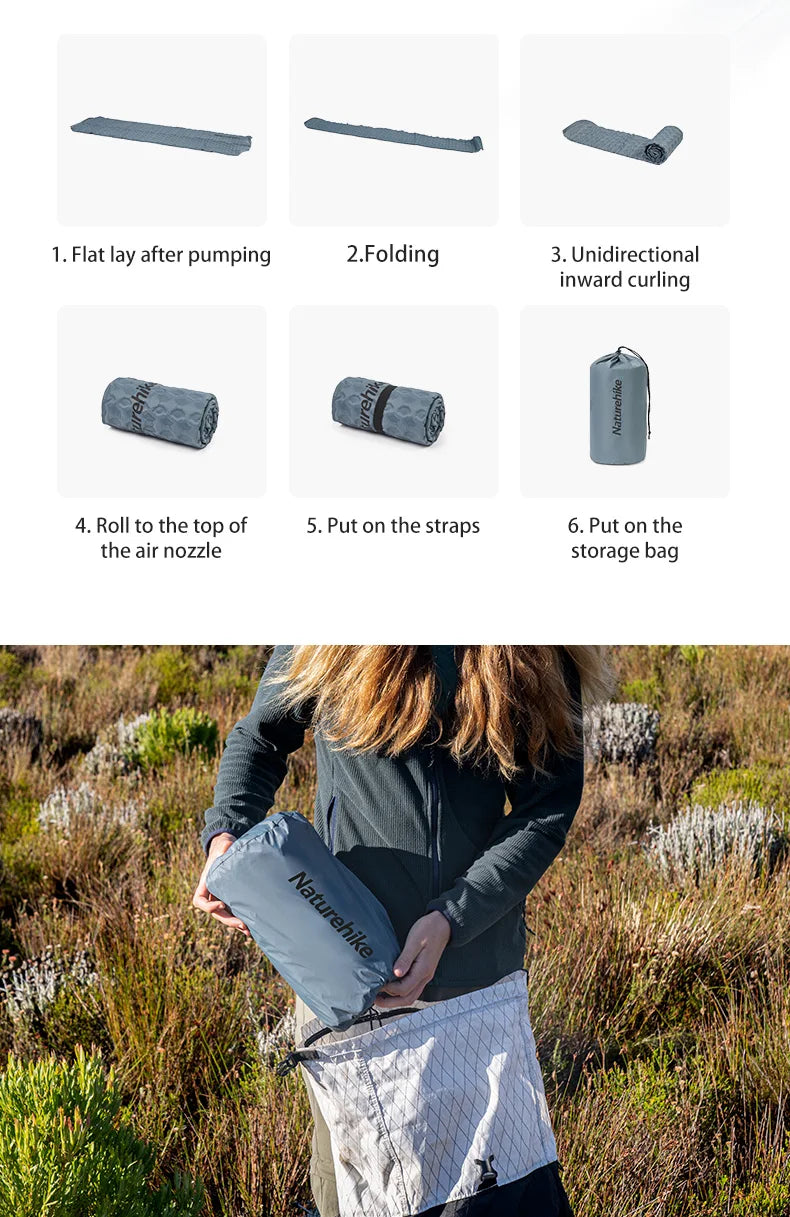 Naturehike Self Inflating Camping Air Mattress Portable Bed