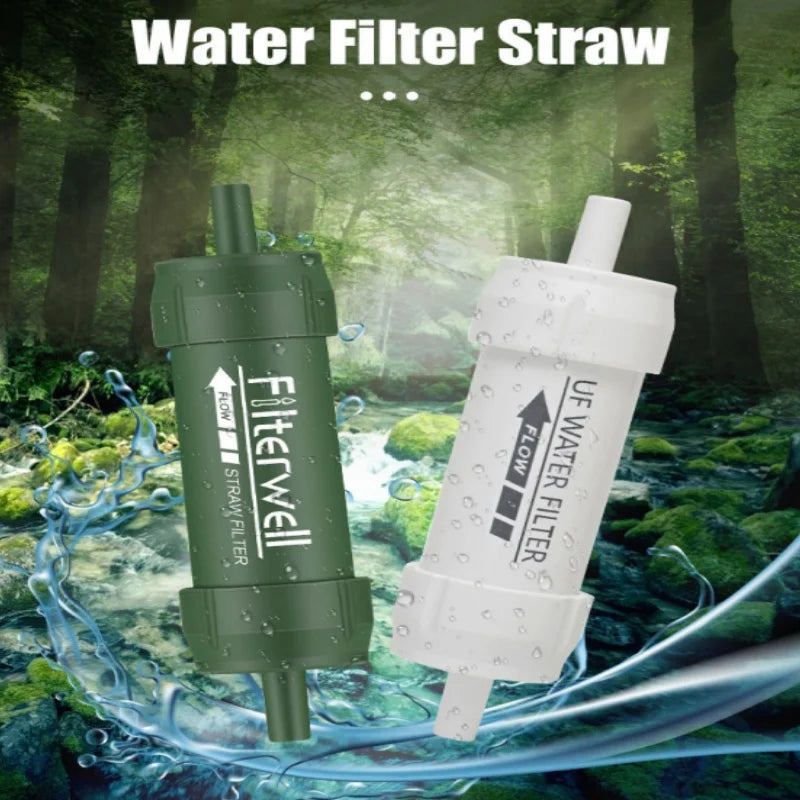 Portable Water Filter Straw for Camping & Emergency Use