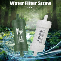 Portable Water Filter Straw for Camping & Emergency Use