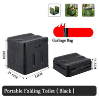Portable Folding Toilet – Compact & Multi-Functional for Travel