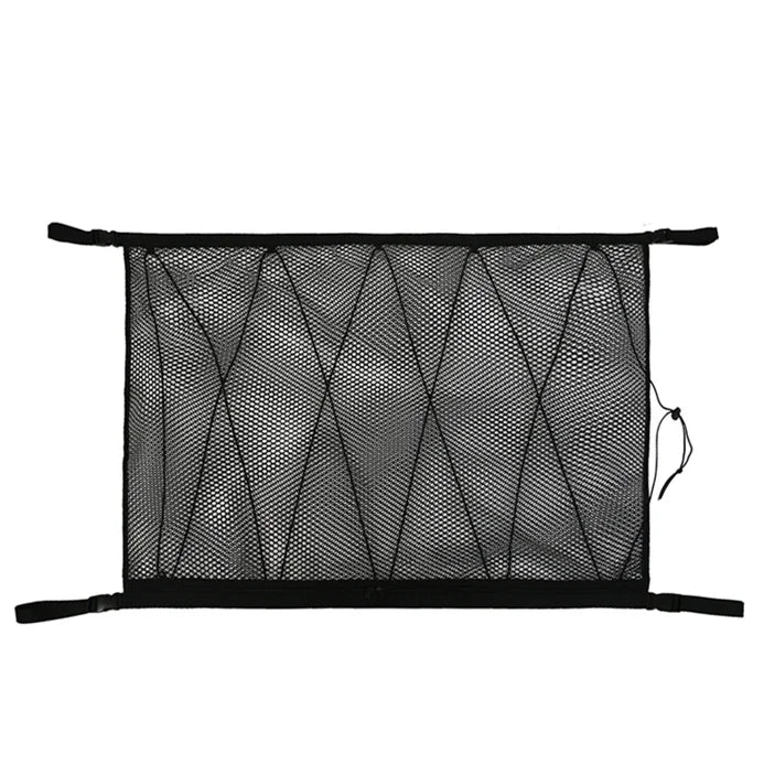 SUV Car Ceiling Storage Net – Breathable Mesh Roof Cargo Organizer for Interior Auto Storage & Travel Accessories