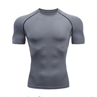 Men’s Compression Running T-Shirt – Quick Dry Short Sleeve Gym & Training Sportswear