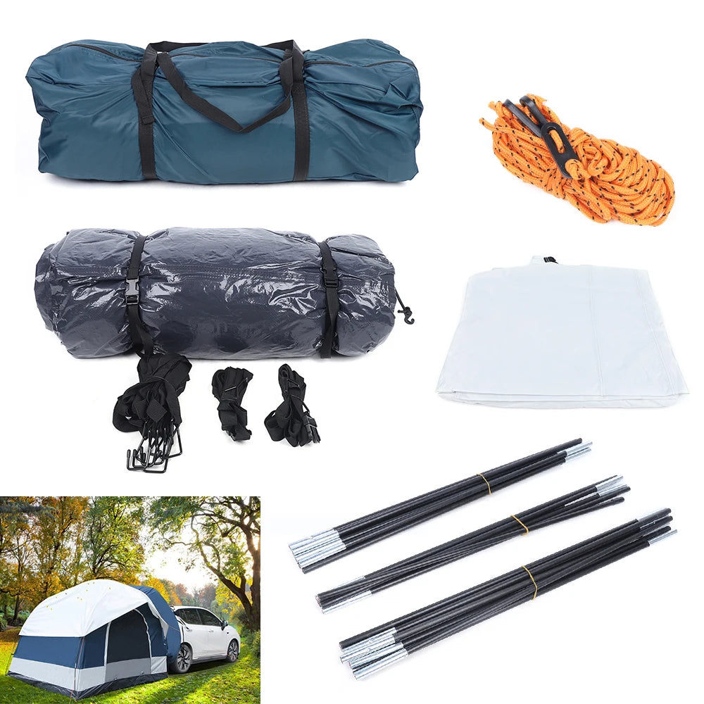Car-mounted Tent  outdoor Vehicle Camping Tents for Off-road Adventures, Car Camping