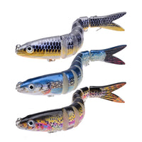 Multi Jointed Swimbait Fishing Lure – Slow Sinking Artificial Crankbait for Bass & Trout Fishing