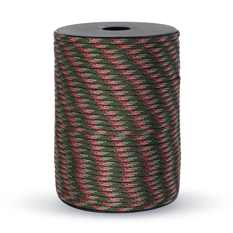 550 Military Standard 9-Core Paracord Rope 4mm for Outdoor Use