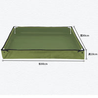 Foldable Shower Base with Drain Hose for Camping & Outdoor Use
