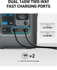 C300 300W Portable Power Station (288Wh) – LiFePO4 Solar Generator for Camping & Backup Power