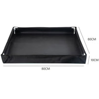 Foldable Shower Base with Drain Hose for Camping & Outdoor Use