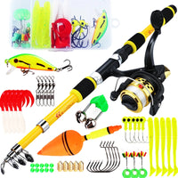 Heavy Duty Telescopic Fishing Rod & Reel Combo – Portable Full Fishing Kit (1.8M)