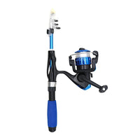 Super Hard Carbon Fiber Fishing Rod & Reel Combo – Heavy Duty Boat, Ice & Fly Fishing Rod Set