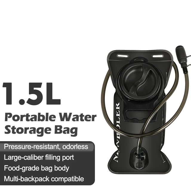 1.5L-3L Hydration Pack Water Bladder - Leakproof & BPA-Free