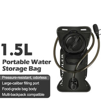1.5L-3L Hydration Pack Water Bladder - Leakproof & BPA-Free