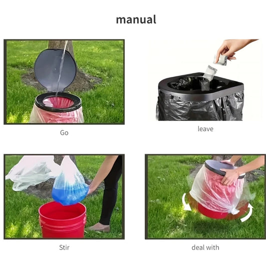 Eco-Friendly Poo Powder Gel for Camping Toilet Waste Disposal