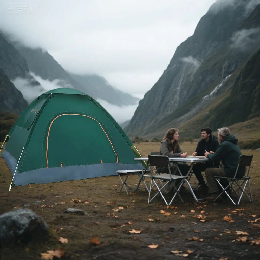 2-3 Person Outdoor Pop Up Tent – Waterproof Automatic Camping Tent