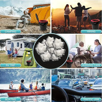 Eco-Friendly Poo Powder Gel for Camping Toilet Waste Disposal