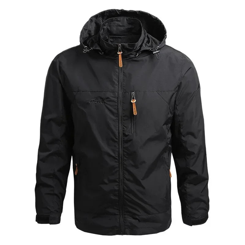 Waterproof Windbreaker Jacket – Outdoor Hiking, Camping & Fishing Casual Coat