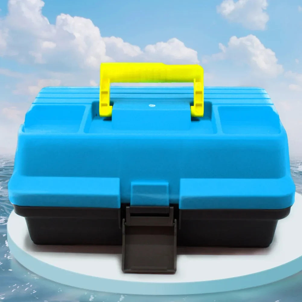 3-Layer Fishing Tackle Box – Portable Folding Lure & Hook Storage Organizer