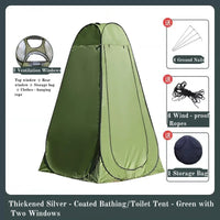 Portable Outdoor Bathing Tent Camping Toilet Shower Changing Shelter