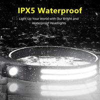 USB Rechargeable COB LED Headlamp – Waterproof Sensor Headlight for Camping & Fishing