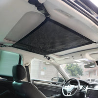 SUV Car Ceiling Storage Net – Breathable Mesh Roof Cargo Organizer for Interior Auto Storage & Travel Accessories
