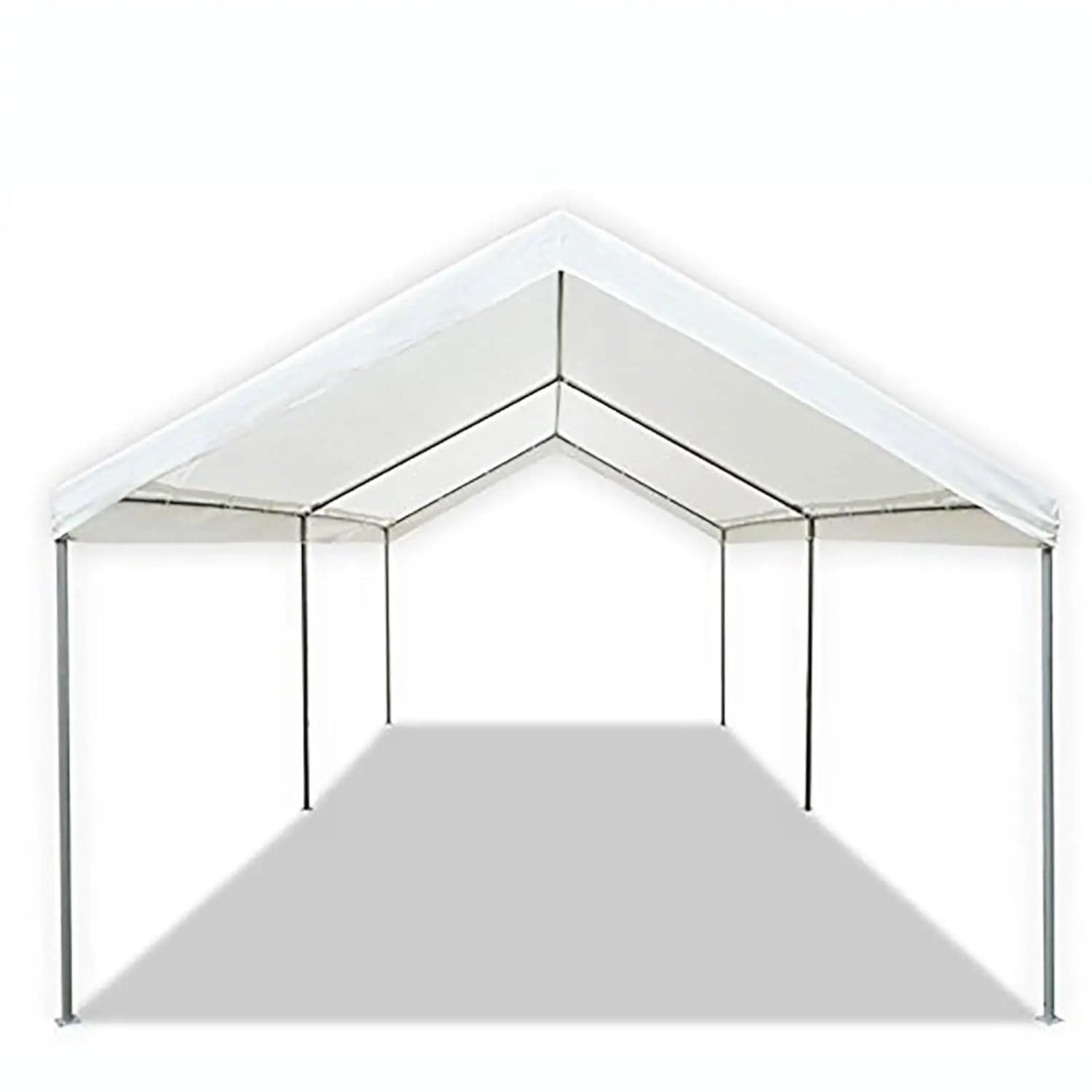 10x20 Heavy Duty Powder Coated Steel Frame Pop Up Carport 6 Stakes for Outdoor Events, Customized
