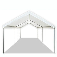 10x20 Heavy Duty Powder Coated Steel Frame Pop Up Carport 6 Stakes for Outdoor Events, Customized