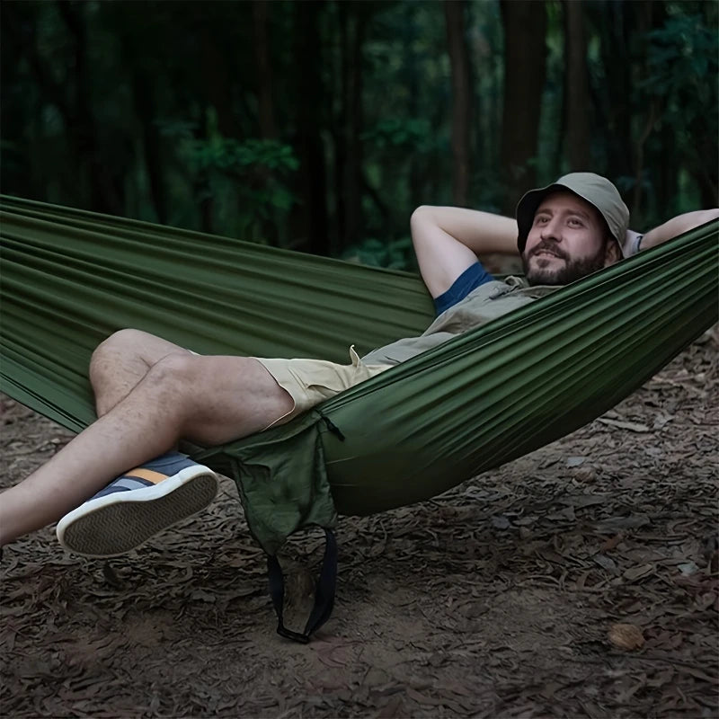 Portable Heavy Duty Camping Hammock with Straps & Storage Bag – Lightweight Outdoor Hammock for Hiking & Travel
