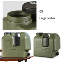 15/20L Water Bucket Large Capacity Portable Camp Water Bag with Detachable Faucet No Leakage for Camping Fishing Picnic Hiking