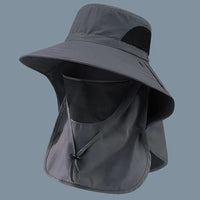 UV Protection Fishing & Hiking Hat – Outdoor Bucket Hat with Neck Flap for Men & Women