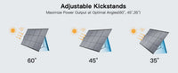MHPOWOS 220W Foldable Solar Panel – Portable MC4 Solar Charger for Camping & Power Stations