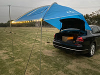 280x190cm Car Rear Tent Outdoor Camping Beach Travel Waterproof Sun Shelter Automobile Awning Rooftop Rain Canopy for SUV Sedan
