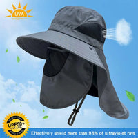 Wide Brim Fishing Hat – UV Protection Sun Cap with Breathable Lightweight Design