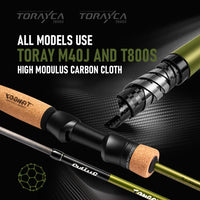 Ultra Lightweight BFS Fishing Rod – 4 Section Carbon Fiber Trout & Bass Fishing Rod