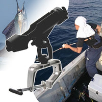 Heavy Duty Rotatable Fishing Rod Holder – Multifunctional Ground Insert Fishing Bracket
