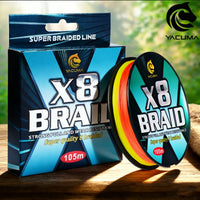 Heavy Duty X8 Braided Fishing Line – Japanese PE Fishing Wire (20LB-118LB Multicolor)