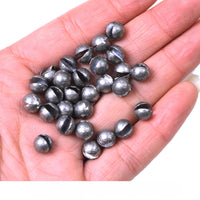 120PCS Fishing Lead Weights Set – Heavy Duty Open Round Sinkers for Raft & Sea Fishing