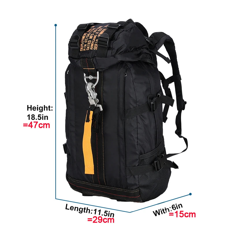 LQARMY Military Tactical Backpack – Waterproof Hiking & Camping Gear