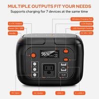 SinKeu 150W Portable Power Station – 97.68Wh Solar Generator for Camping & Emergency Use