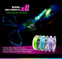 Heavy Duty X8 Braided Fishing Line – PE Multifilament Fishing Thread for Squid & Saltwater Fishing